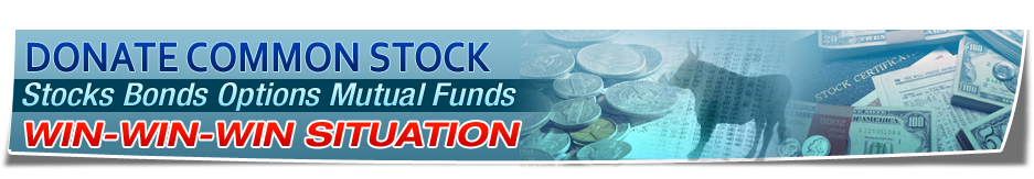 Donate stock donation